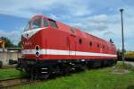 229 188-8 im Eisenbahnmuseum Weimar (Bw Weimar) 10.08.2014