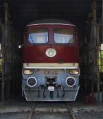 DR 131 072-1 vom DB Museum, im Museum des ehem. Bw Arnstadt; 25.04.2011