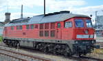 EBS - Erfurter Bahnservice Gesellschaft mbH hat ihre  232 239-4  [NVR-Nummer: 92 80 1232 239-4 D-EBS] am 03.07.19 am Dresdener Hauptbahnhof abgestellt.