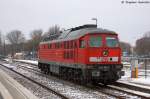 232 693-2 DB Schenker Rail Deutschland AG stand im Brandenburger Hbf abgestellt und wartet dort auf ihre letzten Einstze. Sie hat nmlich nur bis zum 04.03.2013 noch eine Frist und wird dann wohl ausgemuster werden. 23.02.2013