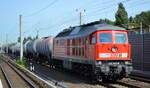 DB Cargo AG (D) mit  232 567-8  (NVR-Nummer  92 80 1232 567-8 D-DB ) und gemischtem Kesselwagenzug am 01.10.21 Berlin Blankenburg.