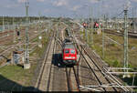 232 093-5 (132 093-6) rangiert in der Zugbildungsanlage (ZBA) Halle (Saale) auf Gleis 339.