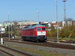 DB Cargo Ludmilla, 232 908-4 ( 9280 1232 908-4 D-DB ) auf der Durchfahrt in Gera am 1.11.2024.