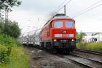 232 600 vom Angertal kommend fhrt in den Abzw. Lintorf ein. 07.10.2007