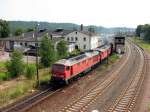 232 388 und 232 531 mit Kesselzug in Nossen (24.07.2006)