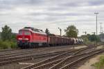 232 262-6 durchfhrt mit dem berpntklichen Gterzug 56908 von Amberg nach Nrnberg den Gterbahnhof Luitpoldhtte (03.09.2013)