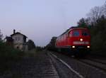 232 255 ist am 30.04.14 mit einem Umleiter in Oppurg zusehen.