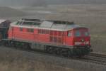 232 643 zieht einen Gterzug von Blankenburg nach Halberstadt. Als Auszubildener hab ich die Maschine Anfang der 90er Jahre gewartet; 23.02.2007