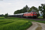 232 571 hatte die Aufgabe den Venice-Simplon Orient Express (Prag-Paris) auf dem Stück von Eger(Cheb) nach Nürnberg zu befördern.