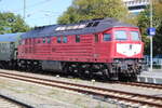 232 527-2 abgestellt am 14.09.2024 in Warnemünde.