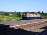 NbE W232 107 mit DBV 94158 im Bf Enkenbach (Hochspeyer - Bad Mnster am Stein) am 19.07.2010