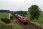 233 321 mit dem Arlbergumleiter CFN 45198 bei Weinhausen (21.08.2007)