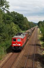 233 206 mit dem Arlbergumleiter CFN 45192 bei Mellatz (23.08.2007)