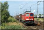 233 493 beim verlassen des Rostocker Seehafen am 09.09.08 am Hp Dierkow