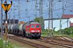 233 206 Abzwg. Srg in Stralsund am 04.06.09 in Richtung Greifswald