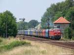 233 219-5 mit einem Bunker in Ri Horka am 02.07.2010 in Mcka