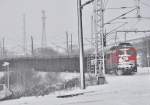 233 636 + 155 113 hat am heiligen Abend einen Ganzzug zum Bf Stralsund-Rgendamm gebracht, 24.12.2010