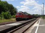 233 511-5 zu sehen am 28.06.15 in Pößneck oberer Bahnhof bei der Einfahrt.