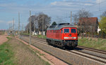 233 285 rollte am 07.04.16 leer durch Arensdorf Richtung Halle(S).