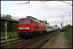 Am 30.05.2007 waren noch die Ludmillas im Fernverkehr mit Polen im hochwertigen Eurocity Dienst zu beobachten. DB 234278-0 fährt hier mit dem EC 47 aus Warschau in Berlin Karlshorst durch.