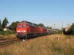 232 240 und 234 346 mit EC 41 in Rehfelde (19.08.2006)