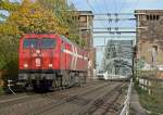 DE13 der HGK kommt Lz von der Klner Sdbrcke am 29.10.2010