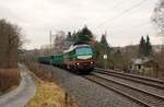 241 008-2 (SBW/TRG) zu sehen am 20.12.17 in Plauen/V. mit einem Zug nach Kayna.