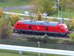 DB 245 022 TRAXX DE ME beim umsetzen am Hautbahnhof in  Gera am 14.10.2019