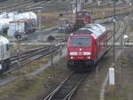DB 245 010 am 12.02.2020 beim rangieren in Mühldorf (Oberbay).