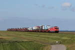 245 026 mit einem  Sylt-Shuttle  auf dem  Hindenburgdamm  am 15.