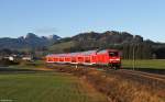 245 002 am 05.12.2015 bei Hopferau.