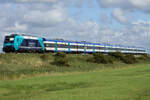 245 205-0 nach Westerland (Sylt), bei Tinnum am 28.7.24.