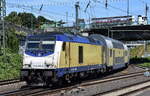 Regionalverkehre START GmbH mit der  246 005-3  (NVR:  92 80 1246 005-3 D-BTH ) mit dem RE 5 aus Cuxhaven bei der Einfahrt Bahnhof Hamburg-Harburg am 09.07.24