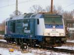Am 10.02.2013 rangierte 246 011 von Raildox in Stendal und fuhr Lz in Richtung Niedergrne.