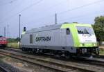 Am 24.06.2014 kam 285 119-4 von der CAPTAIN aus Richtung Magdeburg nach Stendal und fuhr den Tanken . 