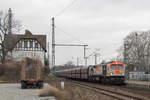 Am 1. März 2019 schlug der hvle-Tiger V330.8 (250 009-8) in Magdeburg-Sudenburg auf. 