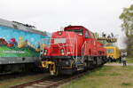 DB 261 063-2 am 06.05.2023 beim Familienfest der Magdeburger Eisenbahnfreunde im Wissenschaftshafen Magdeburg.