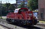 DB Cargo AG, Mainz mit ihrer  261 108-5  (NVR:  92 80 1261 108-5 D-DB ) am 30.07.24 Höhe Bahnhof Hamburg Harburg.