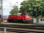DB Cargo Voith Gravita 10BB 261 079-8 am 18.06.16 in Koblenz von einen Gehweg aus fotografiert