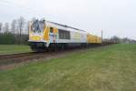 Am 16.April 2011 war 264 006 mit dem Langschienenzug auf der Strecke nach Bad Rodach unterwegs.