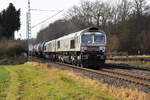 DT RHC 266 061-1 & 266 069-4 mit Kesselwagen bei Ebersbach / Fils 14.12.2021