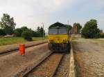 Ascendos Rail Leasing DE 63 (92 80 1266 063-7 D-HGK) am 19.06.2012 im Bf Emleben. Die Lok wartete auf Kesselwagen aus dem angrenzenden Tanklager.