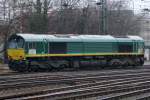 266 014-0 als V 266 der Rurtalbahn in Aachen-West 16.2.2013 