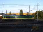 Die Class 66 PB08 von Crossrail rangiert in Aachen-West. Aufgenommen vom Bahnsteig in Aachen-West. 
Bei schönem Herbstwetter am Nachmittag vom 27.10.2015.