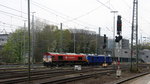 Die Class 66 PB03  Mireille  von Crossrail als Lokzug aus Antwerpen-Waaslandhaven() nach Aachen-West und fährt in Aachen-West ein.