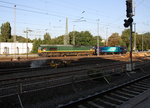 Die Class 66 PB14 von Crossrail kommt als Lokzug aus Belgien und fährt in Aachen-West ein.