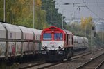 Am 22.10.16 rangierte die DE672 alias 266 072 einen beladenen Kohlezug aus Niederaußem in Rommerskirchen und fuhr später in Richtung Köln.

Rommerskirchen 22.10.2016