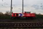 Lz ist die RHC DH711 / 9280 1271 028-3 D-RHC in Grevenbroich gen Kapellen/Erft unterwegs.