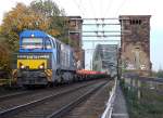 DH 751 der HGK kommt von der Klner Sdbrcke am 29.10.2010