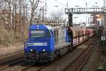 RBH 904 mit einem Kohlezug in Wuppertal, am 11.03.2017.